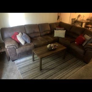 Cozy sectional couch